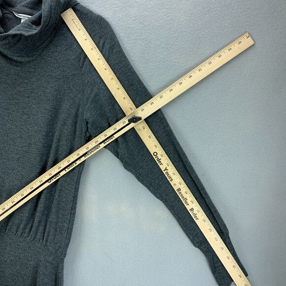 Athleta Dress Womens Extra Small Gray Tunic Duran Drop‎ Waist Jersey Stretchy - Picture 10 of 15